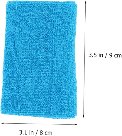 Cotton Wristbands for Sports Sweatband Wristbands Super Absorption 1 Pair