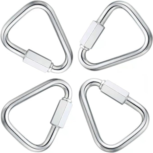 Delta Quick Link Triangle Locking Carabiner Clips 516" M8 8MM