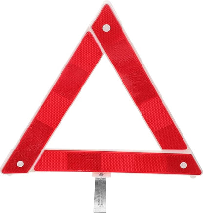Roadside Kit 2pcs Reflective Car Stop Sign Safety Triangle Foldable Tripod Night Visibility