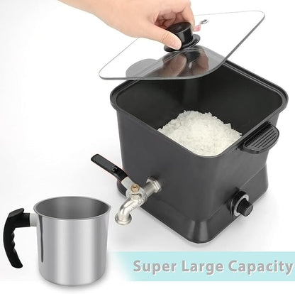 Sutomlo Large 4.5 Qts Electric Wax Melter for Candle Making, Candle Wax Melting Pot with Temperature Control  Pour Spout for Candle Maker  Candle Making Business