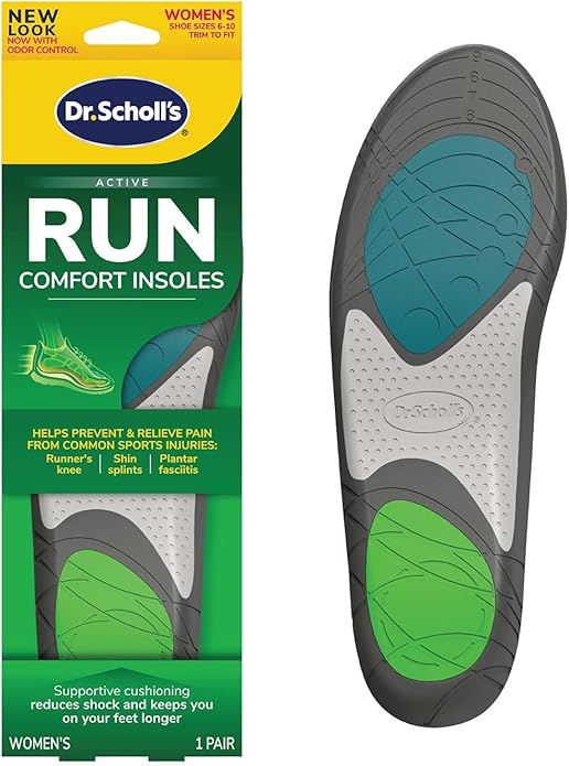 Dr. Scholl's Run Active Comfort Insoles,Trim to Fit Inserts