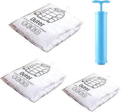 Vacuum Hanging Storage Bag Closet Down Pants Storage For Children Girl Boys Bedroom Wardobe