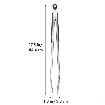 OXO Good Grips 16-Inch Locking Tongs, Silver