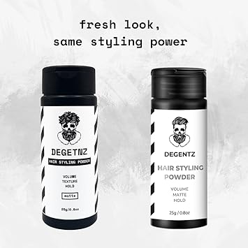 King Sized Hair Styling Powder - Volumizing and Mattifying Hold (0.8oz  25g) - Add Life and Texture without Grease - Non-Sticky, Natural Look