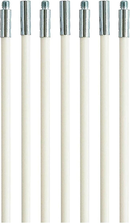 Dryer Vent Cleaner Kit: Dryer Vent Cleaning Rods as Accessories, Only Rods Not Including Brush Head, Extends To Your Require Size (14). (4 pack)