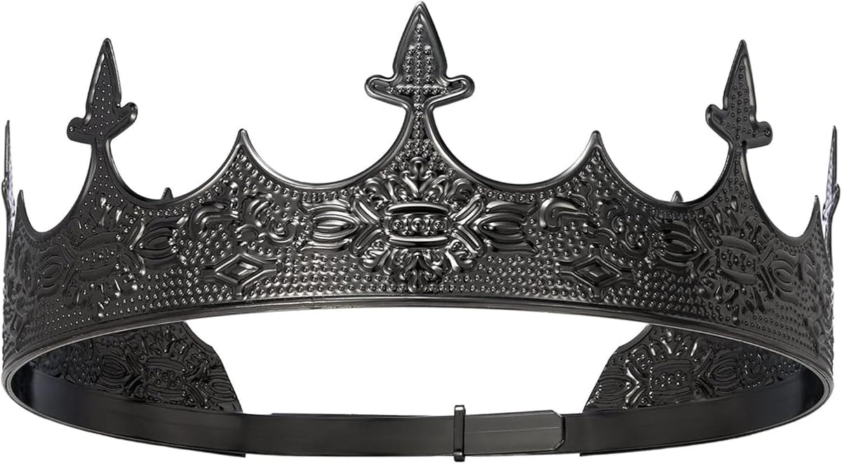 XEUZK King Crown for Men Crowns Tiara for Birthday Party Costume