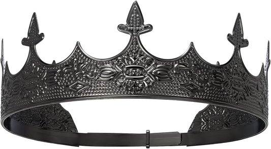 XEUZK King Crown for Men Crowns Tiara for Birthday Party Costume