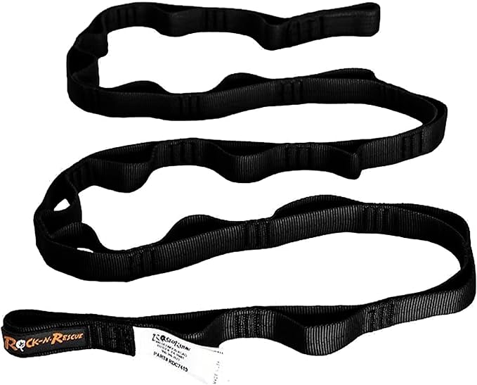 Rock-N-Rescue Daisy Chain - 15.5 kN, Nylon Multi-Loop Sling, Made in USA, Rock Climbing, Firefighter, and Rescue Gear