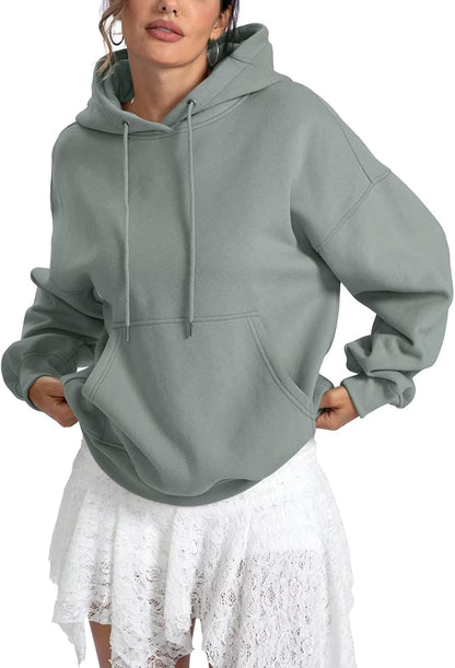 EasyGala Women's Oversized Fleece Hoodie with Pocket