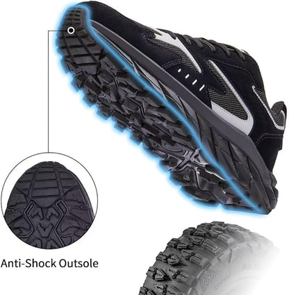 Men Extra Wide Width Sneakers Comfort Walking Shoes Relieve Foot Pain Wide Toe Box with Arch Support