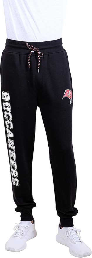 Ultra Game Adults NFL Official Active Super Soft Fleece Game Day Jogger Sweatpants