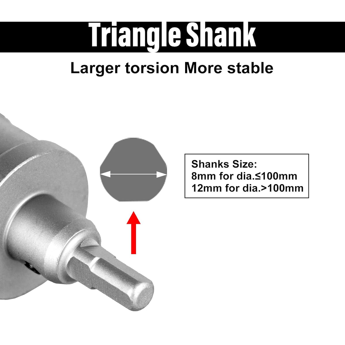 SALI 2" (51mm) TCT Hole Saw Kit Tungsten Carbide Tipped Hole Saw Drill Bit with Titanium-Plated Pilot Drill bit for Metal, Stainless Steel, Iron, Plastic