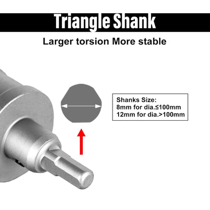 SALI 2" (51mm) TCT Hole Saw Kit Tungsten Carbide Tipped Hole Saw Drill Bit with Titanium-Plated Pilot Drill bit for Metal, Stainless Steel, Iron, Plastic