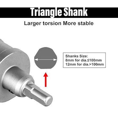 SALI 2" (51mm) TCT Hole Saw Kit Tungsten Carbide Tipped Hole Saw Drill Bit with Titanium-Plated Pilot Drill bit for Metal, Stainless Steel, Iron, Plastic