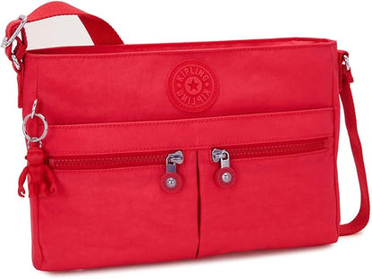 Kipling Women's New Angie Crossbody Handbag, Lightweight Crossbody Bag, Nylon Travel Bag
