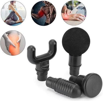 Massage Gun Heads, 4Pcs Adapter Bit For Massage Gun Fascia Massager Gun Adapter Replacement Head Massage Head Set