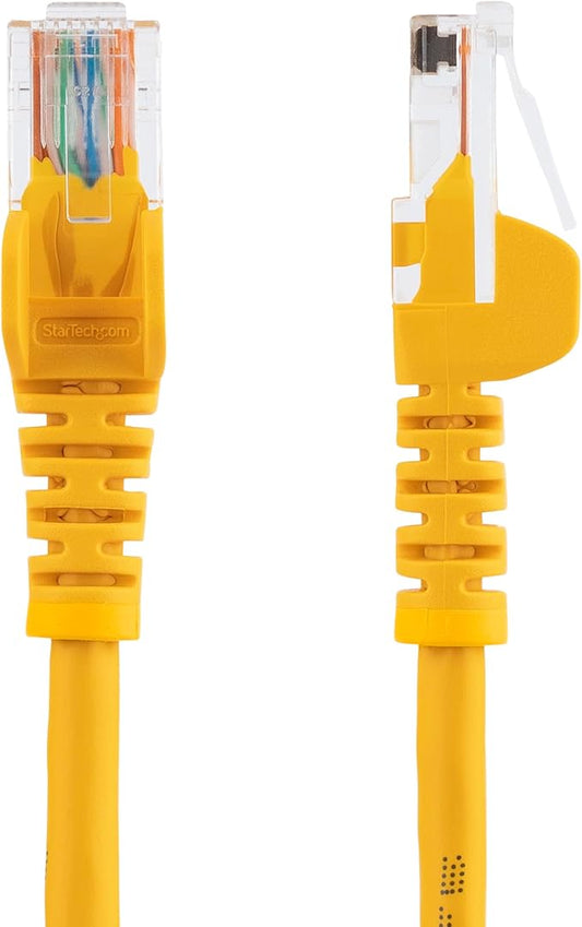 StarTech.com Cat5e Patch Cable with Snagless RJ45 Connectors - 6 ft, Yellow (45PATCH6YL)