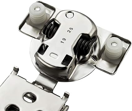 Ravinte 6 Pack 3 Pairs 12 inch Overlay Soft Close Hinges for Kitchen Cabinet Hinges Satin Nickel Hidden Hinges Stainless Steel Concealed Hinge self Closing