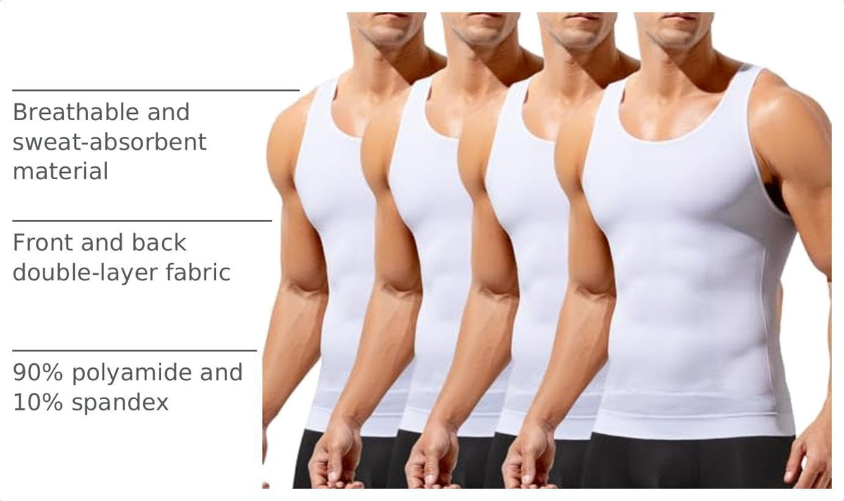 Arjen Kroos Compression Shirts for Men Body Shaper Slimming Ta