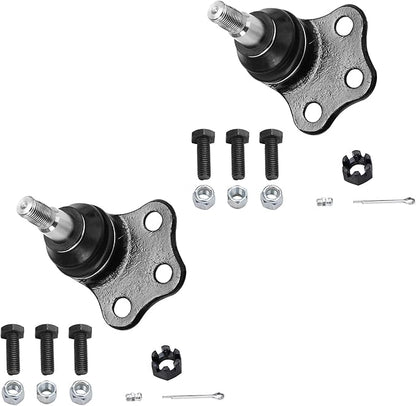 Detroit Axle - RWD Front 2pc Ball Joints for 00-02 Dodge Ram 2500 3500, 2 Upper Ball Joints 2000 2001 2002 Replacement