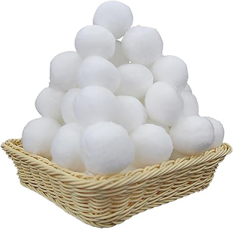 Doefo 200g Pool Filter Balls for Sand Filter for Above Ground Pool, Reusable and Machine Washable Swimming Pool Sand Filter Balls, Sand Replacement for Filtration Pump