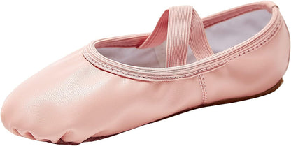 Stelle Ballet Shoes for Girls Toddler Dance Slippers Soft Leather Ballerina Boys Shoes for ToddlerLittle KidBig KidWomen