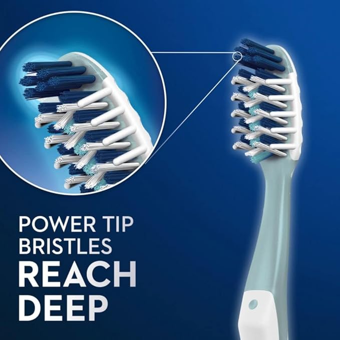 Oral-B CrossAction All in One Toothbrushes, Soft, 2 Count (Pack of 2)