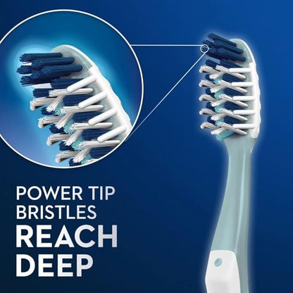 Oral-B CrossAction All in One Toothbrushes, Soft, 2 Count (Pack of 2)