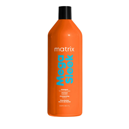 Matrix Mega Sleek Shampoo - Smoothing and Detangling, For Dry, Damaged & Frizzy Hair