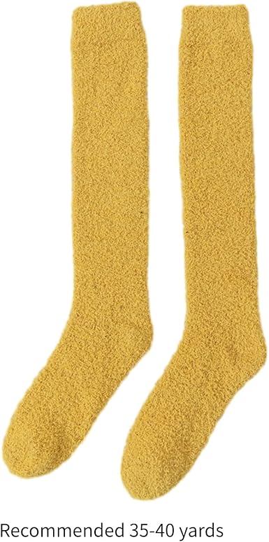 Women Winter Long Socks Coral Fleece Thigh High Boot Socks Winter Stockings Over Knee Leg Warmers Floor Long Socks