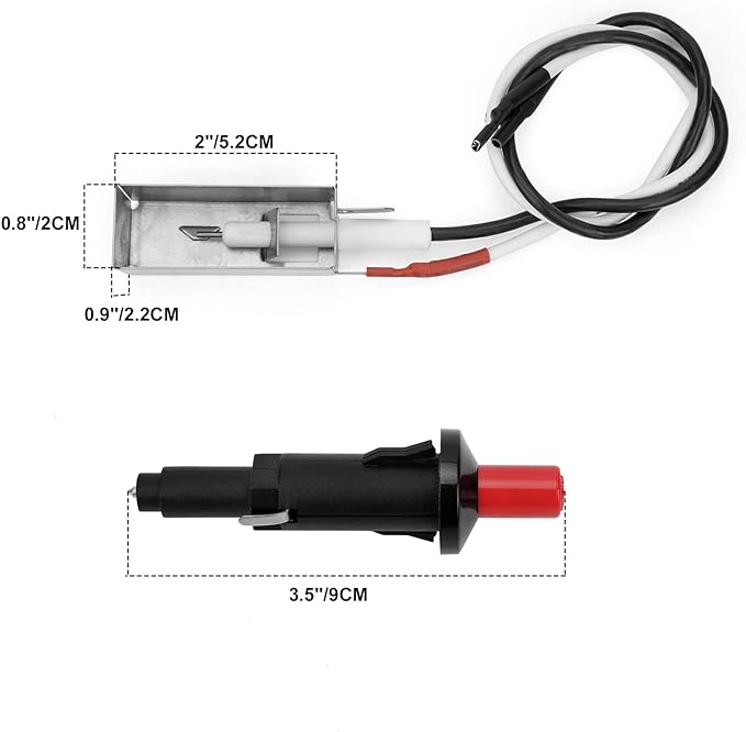 onlyfire Grill Igniter Replacement Kit for Weber 7510 Fits Genesis SilverGoldPlatinum Gas Grills (2002 and Newer) and Spirit 200300 Grills (2007-2008)