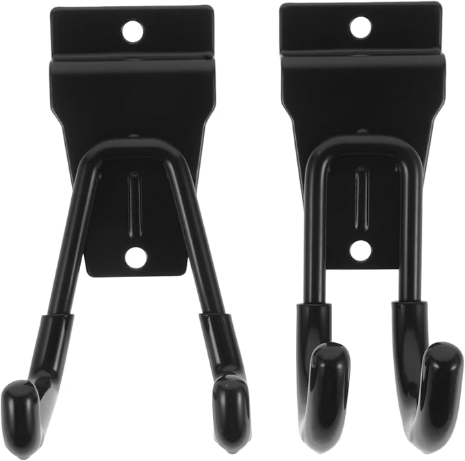 2pcs Metal Hooks Wall Mount Hanging Hooks Storage Heavy Duty Hanger for Bike