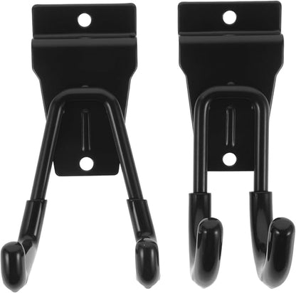 2pcs Metal Hooks Wall Mount Hanging Hooks Storage Heavy Duty Hanger for Bike