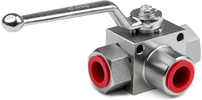 High Pressure Hydraulic Valve,3 Way High Pressure Ball Valve Shut Off Valves,Hydraulic Ball Valves 7250 PSI(NPT14)