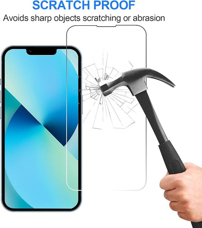 33 Pack Glass Screen Protector for iPhone 13 with Camera Lens Protector, 6.1 Inch HD Clear Tempered Glass Film for iPhone 13, Anti-Scratch, Bubble Free, Case-friendly