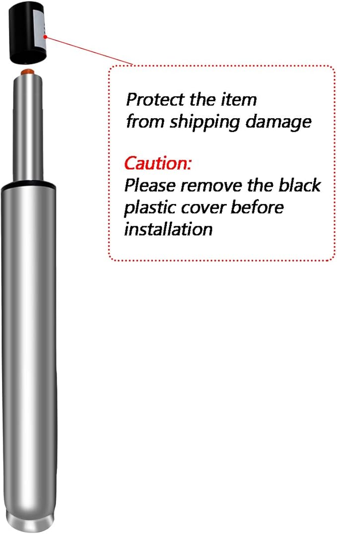 18" to 28" Long Adjustable Gas Lift Cylinder Tube for Bar Stool Drafting Chair Replacement Parts,Heavy Duty Hydraulic Pneumatic Cylinder Shock Piston (10" Lift Stroke)
