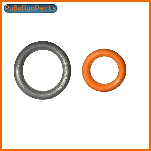 1/4" 3/8'' Pressure Washer Quick Connect Colored O-Rings Kits Compatible with M22 Coupler (50+50) 100 Pack ?Orange+Grey?