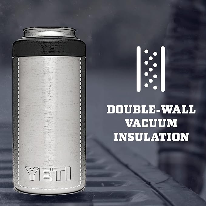 YETI Rambler 16 oz. Colster Tall Can Insulator for Tallboys 16 oz. Cans, White