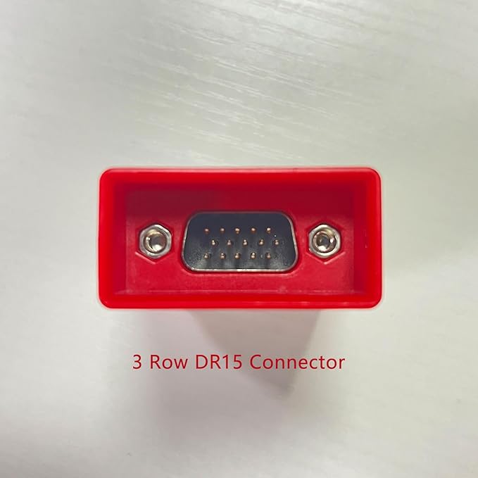 LAUNCH 100 Original Adapter for DBSCar VII and SmartLink C VCI Connector, DR15 Male to OBD2 16 Pin Male Replacement Connector Work with X431 CRP919EBT, PRO3 ACE, PRO 3S, PRO 5, PAD VII, PAD V
