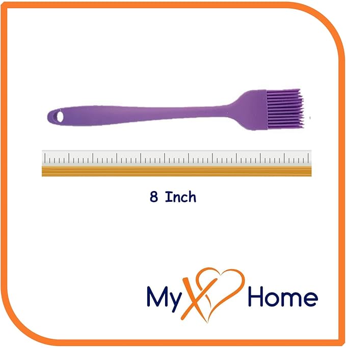 8" Purple Silicone Basting Brush by MyXOHome
