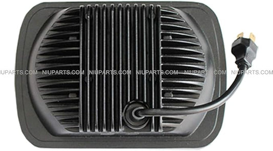 NIUPARTS 5"x 7" 15 LED Sealed High BeamLow Beam Headlight (Compatible with Universal and Various Other Trucks)
