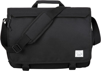 VASCHY Messenger Bag for Men,Water Resistant Satchel Briefcase Laptop Work Bag Crossbody Shoulder Handbag for Women College