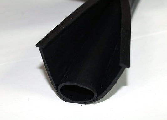 4" Super Seal Garage Door Bottom Weather Seal - Garage Door: 16' Wide Door.