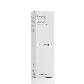 ROLANYIN Hyaluronic Acid 2  B5 Serum Hydrating and Moisturizing with Soothing and Revitalizing Benefits Skin Repair and Texture Improvement for Youthful Radiant Skin