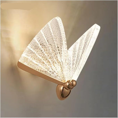 Rose Gold Butterfly Wall Lamps Aisle Living Room Staircase Bedroom Bedside Background Wall Sconce Luxury Home Decor Light Fixture ?