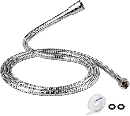 Shower Hose Extra Long 96 inches Shower Head Hose Replacement Stainless Steel Handheld Shower Hose Flexible and Durable with Brass Insert and Nut