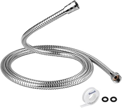 Shower Hose Extra Long 96 inches Shower Head Hose Replacement Stainless Steel Handheld Shower Hose Flexible and Durable with Brass Insert and Nut