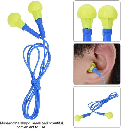 Foam Earplugs, 1 Pair of Soft Foam Anti-Noise Earplugs Sound Insulation Ear Plugs