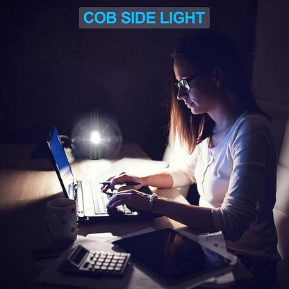 LED TorchCompact Handheld Battery Powered,Mini Torch Water Resistant for Camping, Tactical Torch Flashlights with High Lumens, Mini Flashlight for Emergency Outdoor Use, Super Bright