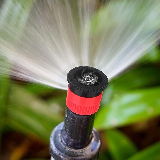 Patelai 32 variable arc nozzles, pop-up sprinkler head, multicolor, adjustable, 360 degree rotation, for septic nozzle replacement for garden lawn irrigation (van 410